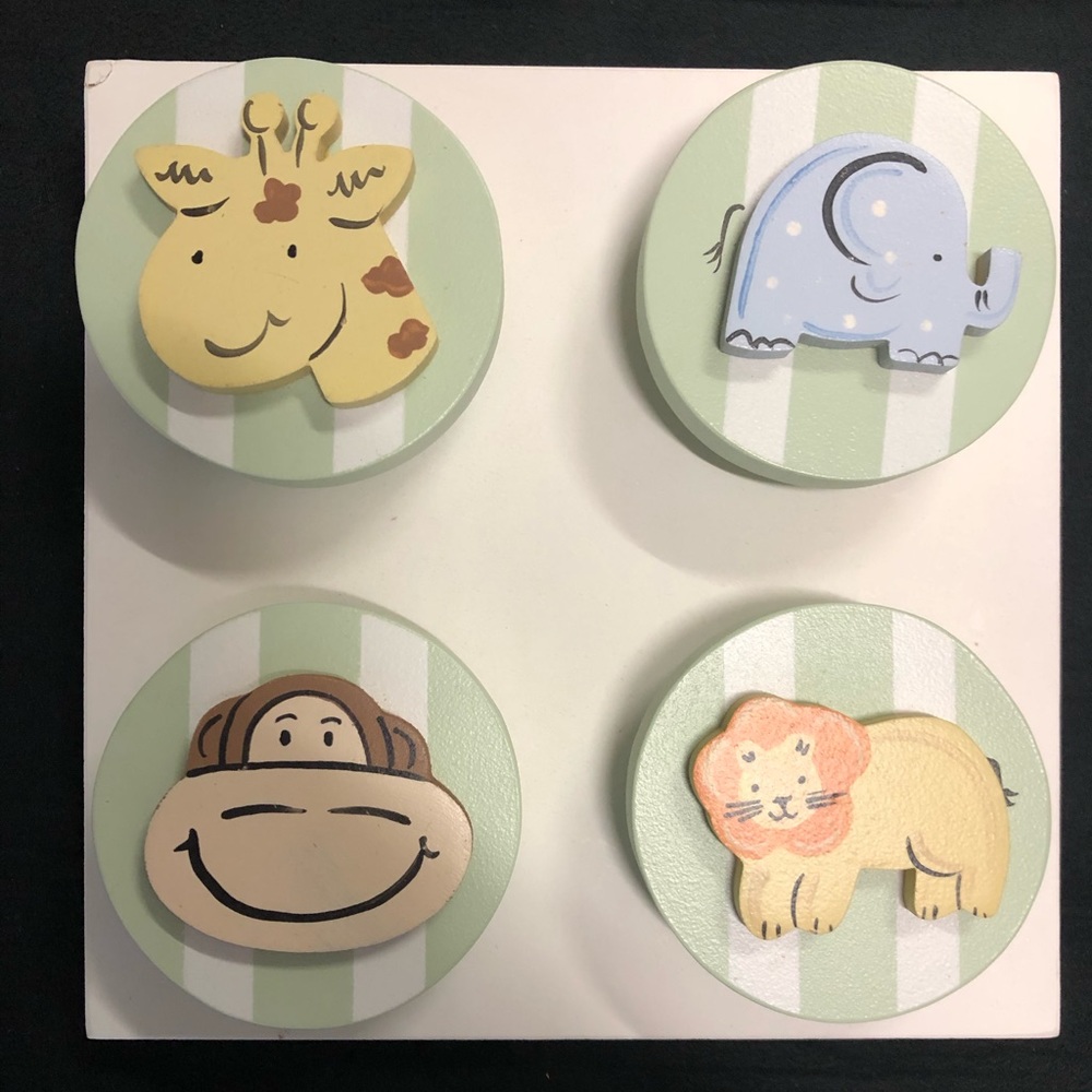 Safari Drawer Knobs - Nursery Decor or Kids Decor